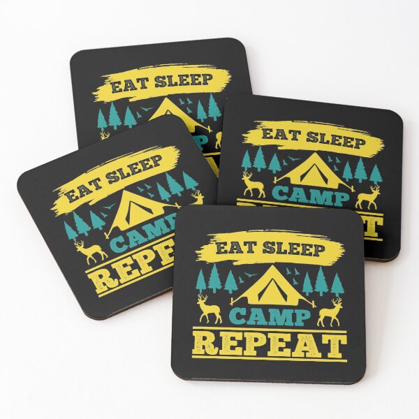 Item preview, Eat Sleep Camp Repeat designed and sold by FASHIONGALLERIA.