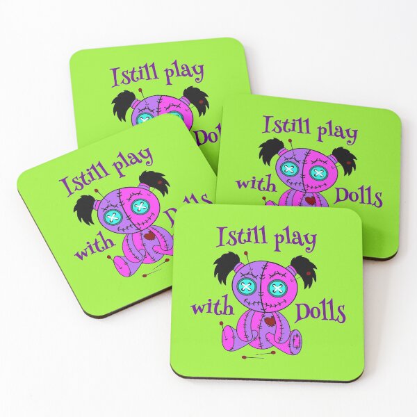 Item preview, I still play with dolls, voodoo cartoon doll designed and sold by winniwinston.
