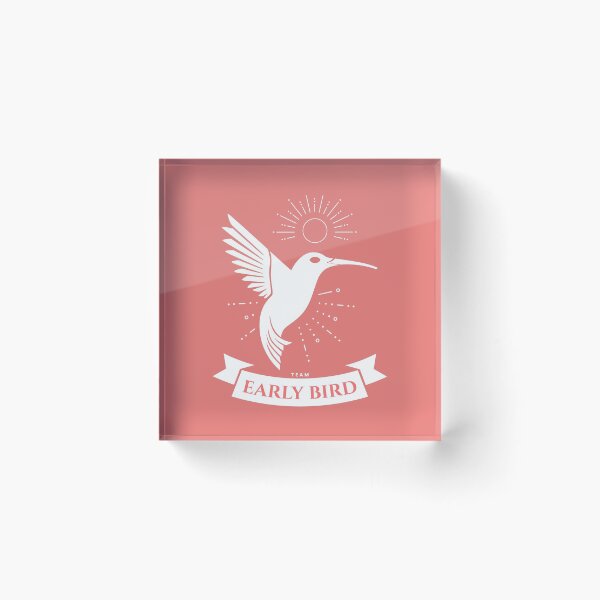 Item preview, Team Early Bird - Day bird - White designed and sold by Génération Ecriture.