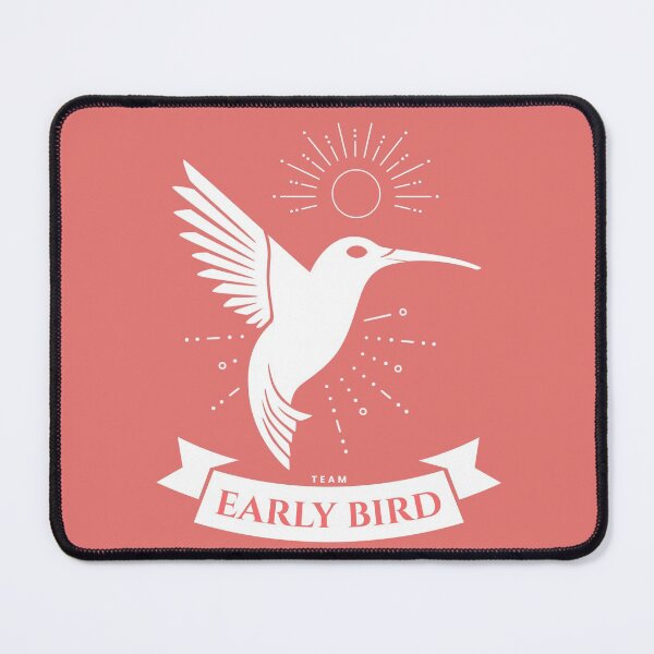 Item preview, Team Early Bird - Day bird - White designed and sold by Génération Ecriture.
