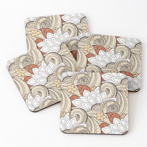 Item preview, Paisley Print with Vintage Floral Motifs designed and sold by lissantee.