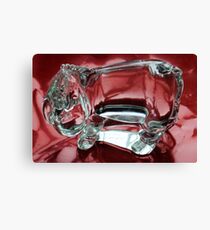 Eeyore in glass.......... Canvas Print