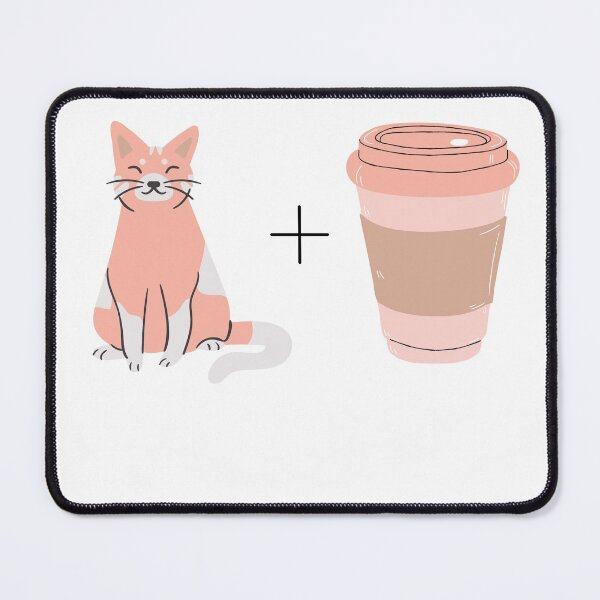 Item preview, All I need Is Meow and Coffee Funny Cat designed and sold by Kokumber Creations.