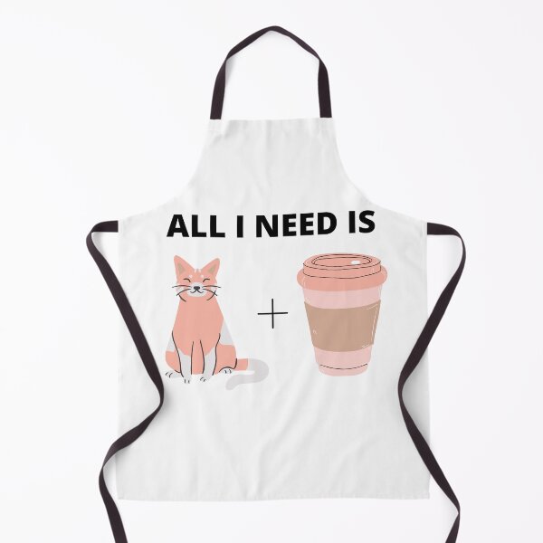 Item preview, All I need Is Meow and Coffee Funny Cat designed and sold by Kokumber Creations.
