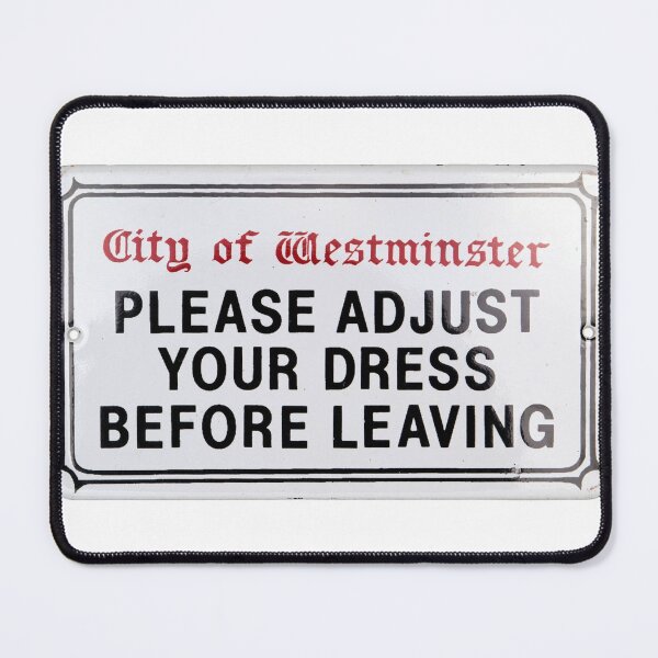 Item preview, Polite Request, upon leaving the premises. designed and sold by JonDelorme.