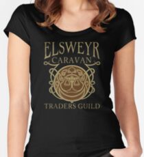 Elsweyr Traders Guild - Tees & Hoodies Women's Fitted Scoop T-Shirt