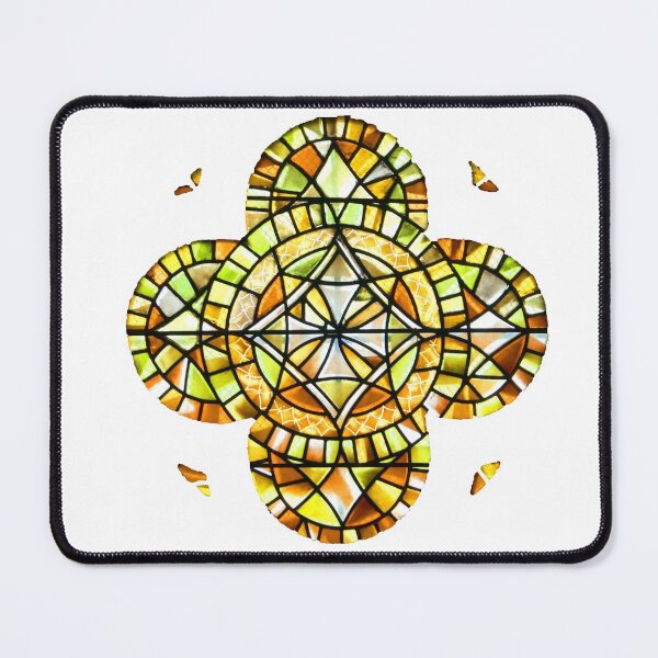 Item preview, Rose window on White designed and sold by JonDelorme.