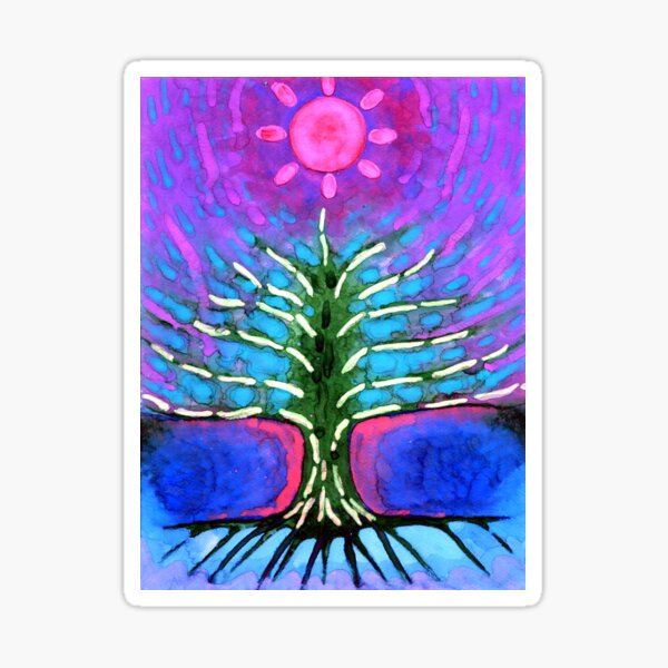 Electric Tree Sticker