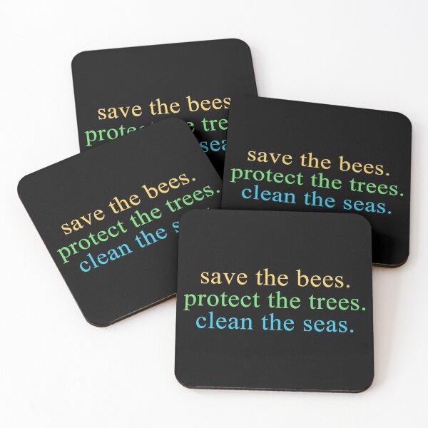 Item preview, Save The Bees, Protect The Trees, Clean The Seas designed and sold by NobodysHero.