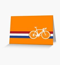 Bike Stripes Netherlands National Road Race Greeting Card