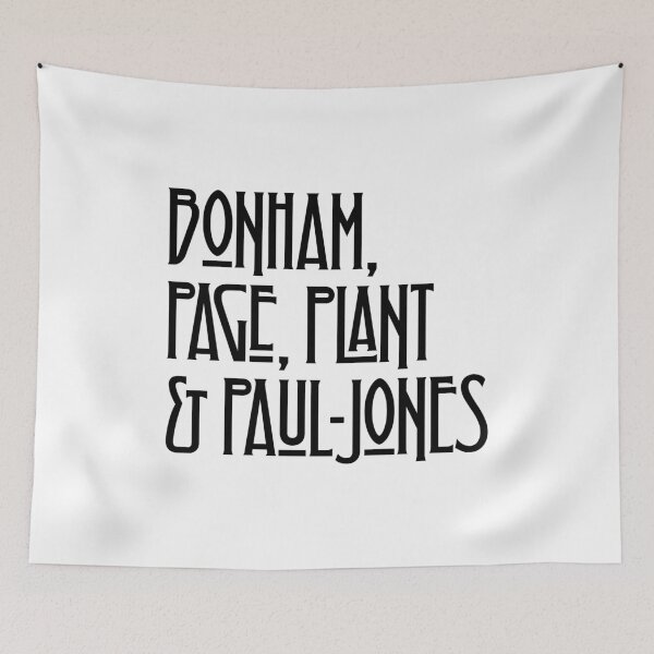 Item preview, Bonham, Page, Plant & Paul-Jones designed and sold by DFA.