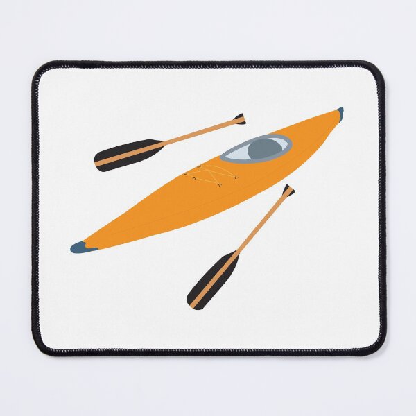 Item preview, Orange Kayak with Oars designed and sold by idovedesign.