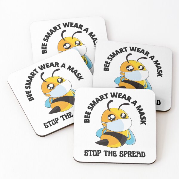 Item preview, Bee Smart Wear A Mask Stop The Spread designed and sold by RGRamsey.