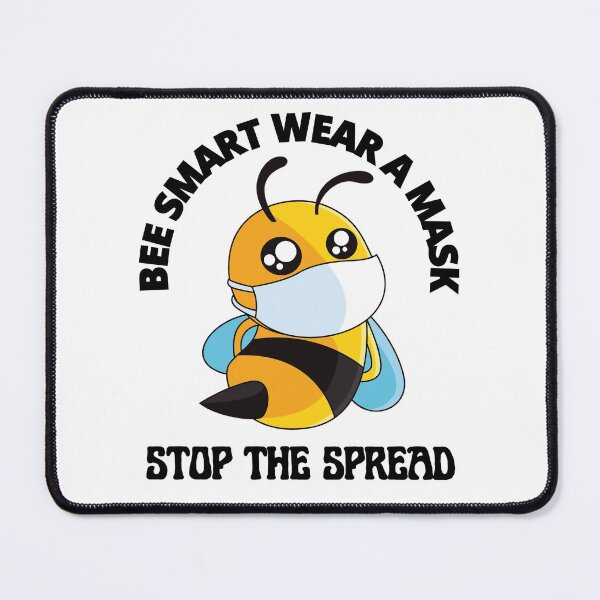 Item preview, Bee Smart Wear A Mask Stop The Spread designed and sold by RGRamsey.