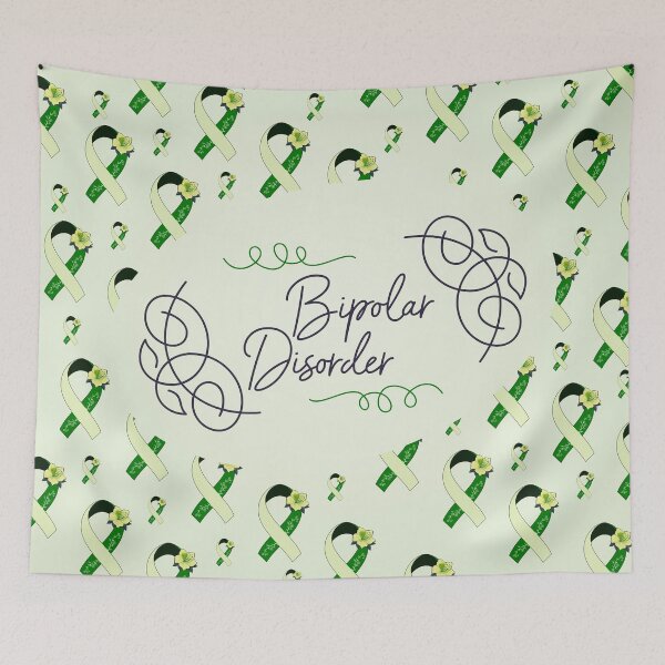 Item preview, Bipolar Disorder Awareness, Bipolar Disorder Ribbon Pattern designed and sold by AnsDesigns.