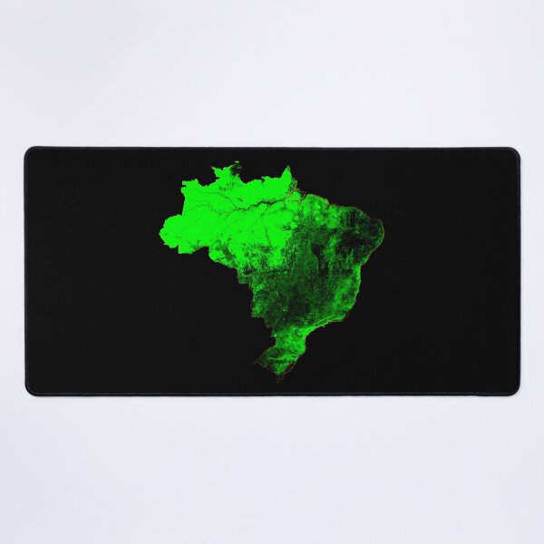 Item preview, Brazil Forest Cover Map with Black Background designed and sold by GrasshopperGeo.