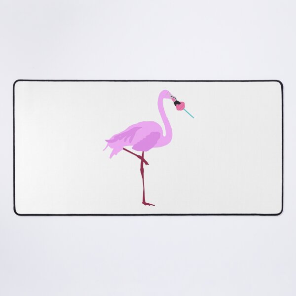 Item preview, Flamingo Licking a Pink Lollipop designed and sold by idovedesign.