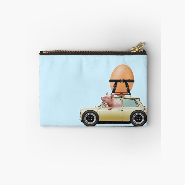 Item preview, Bacon and Eggs - Piglet Driving a Car with an Egg on the Room designed and sold by Vin  Zzep.