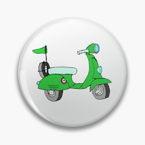 Item preview, Green Mod Scooter designed and sold by NobodysHero.
