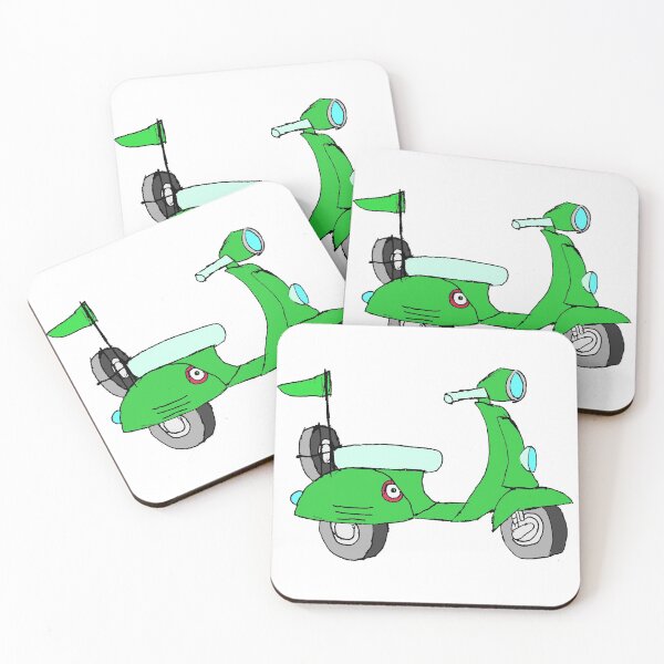 Item preview, Green Mod Scooter designed and sold by NobodysHero.
