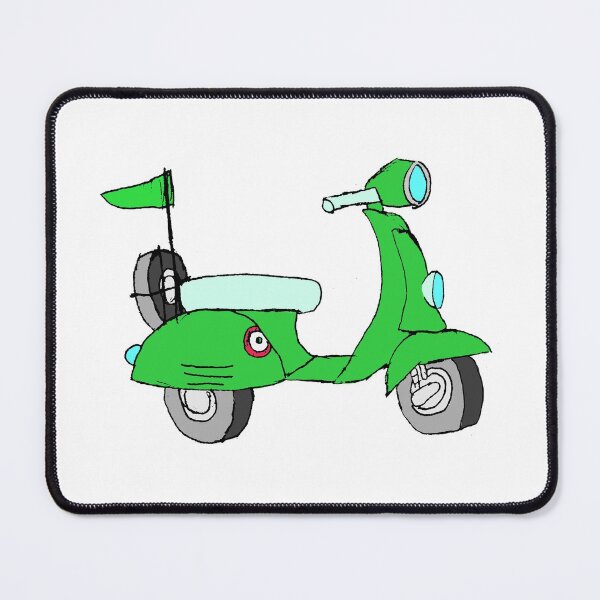 Item preview, Green Mod Scooter designed and sold by NobodysHero.