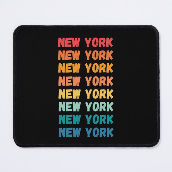 Item preview, NEW YORK - repeated retro vintage sunset colors with a distressed design effect Graphic T-Shirt | Essential T-shirt designed and sold by printdot.