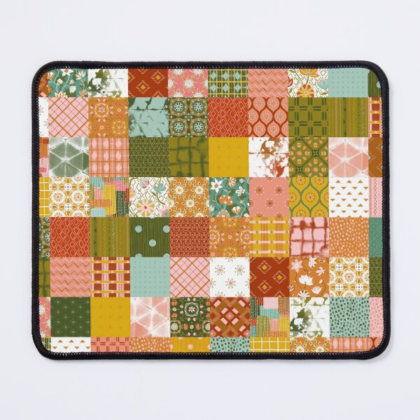 Item preview, Faux Patchwork Squares Quilt designed and sold by gabrielleneil.