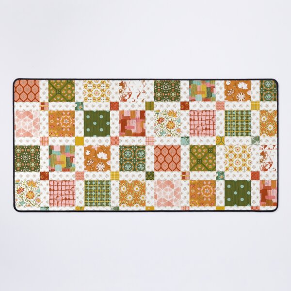 Item preview, Faux Patchwork Squares Quilt designed and sold by gabrielleneil.