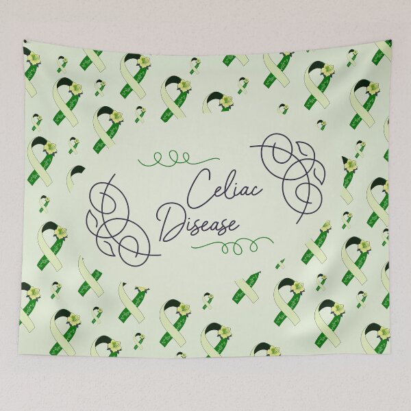 Item preview, Celiac Disease Awareness, Celiac Disease Ribbon Pattern designed and sold by AnsDesigns.