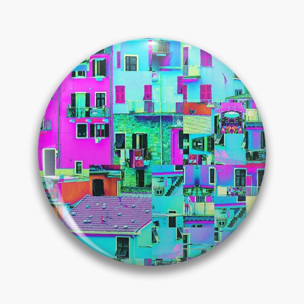 Item preview, Rome, Italy Houses Glitch Art designed and sold by glitchhub.