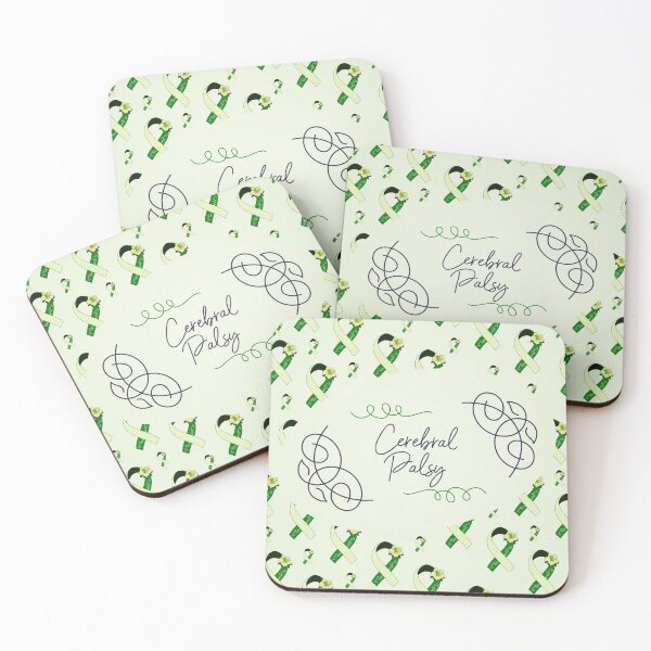 Item preview, Cerebral Palsy Awareness, Cerebral Palsy Ribbon Pattern designed and sold by AnsDesigns.