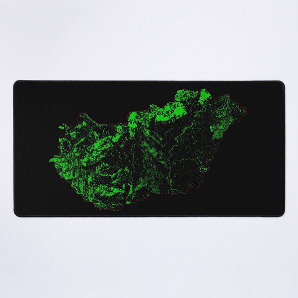 Item preview, Hungary Forest Cover Map with Black Background designed and sold by GrasshopperGeo.