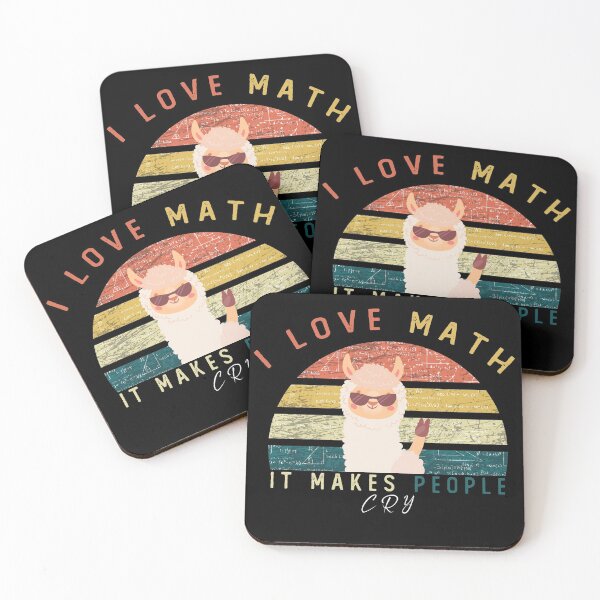 Item preview, I love math it makes people cry math teacher Mathematics  designed and sold by Laura J Devera ⭐⭐⭐⭐⭐.