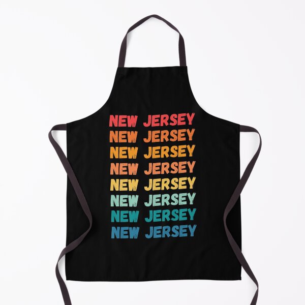 Item preview, NEW JERSEY - repeated retro vintage sunset colors with a distressed design effect Graphic T-Shirt | Essential T-shirt designed and sold by printdot.