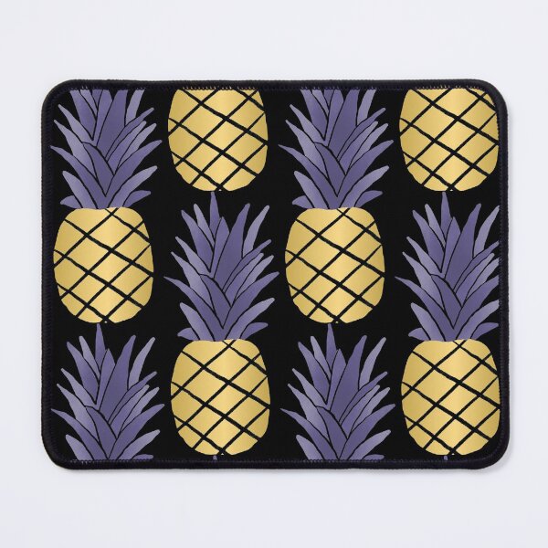 Item preview, Golden Pineapple Pattern - Mint + Purple + Gold designed and sold by jesslynnshop.