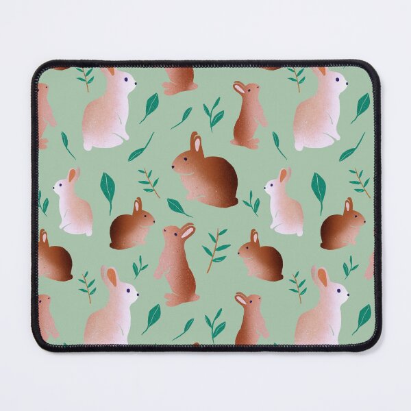 Item preview, Spring Rabbit Pattern - Mint designed and sold by jesslynnshop.