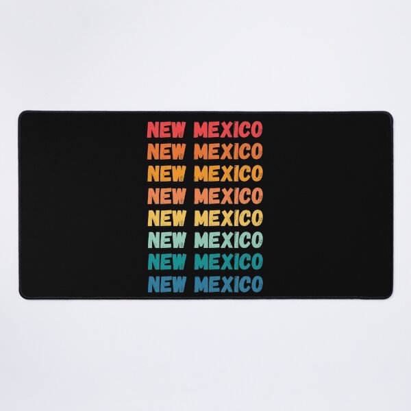 Item preview, NEW MEXICO - repeated retro vintage sunset colors with a distressed design effect Graphic T-Shirt | Essential T-shirt designed and sold by printdot.