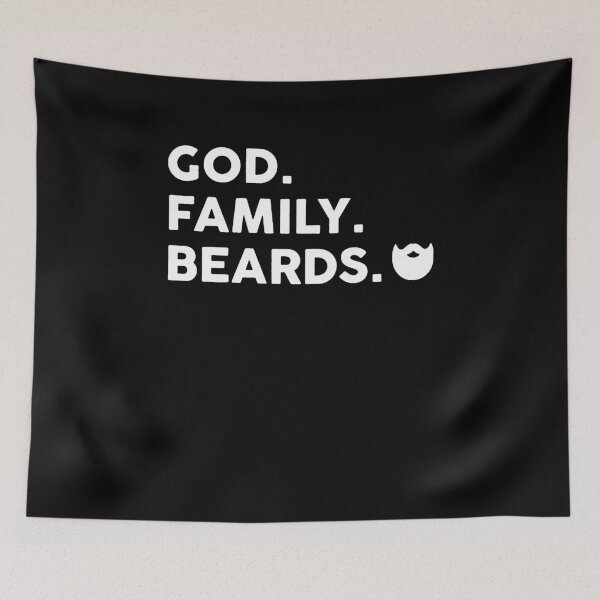 Item preview, God Family Beards designed and sold by clickmostro.