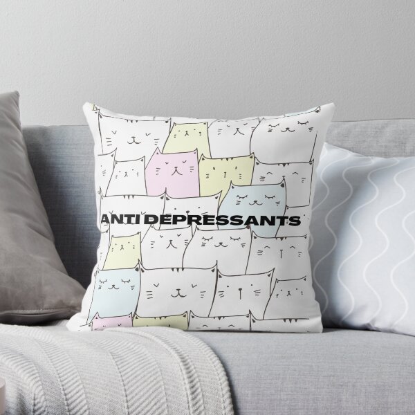 ANTIDEPRESSANTS Throw Pillow