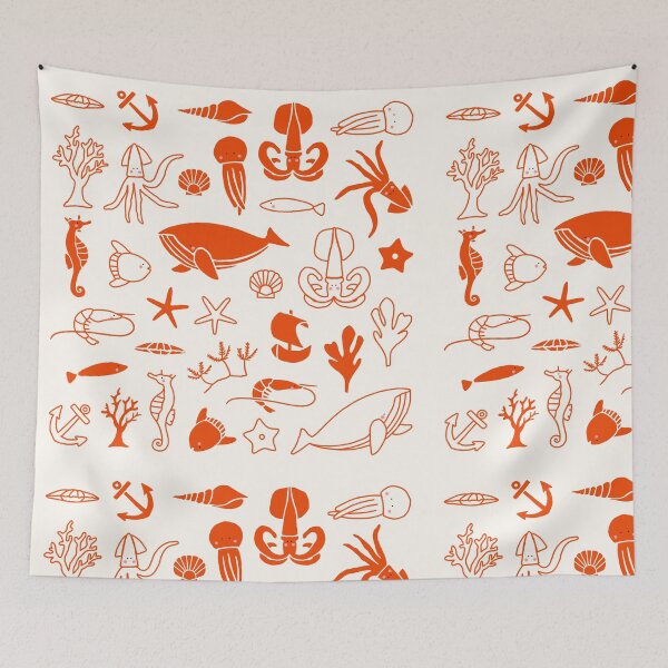 Item preview, Hand Trawn Underwater Animal Collection designed and sold by Ruwans.