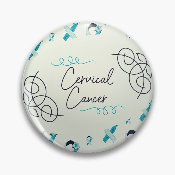 Item preview, Cervical Cancer Awareness, Cervical Cancer Ribbon Pattern designed and sold by AnsDesigns.