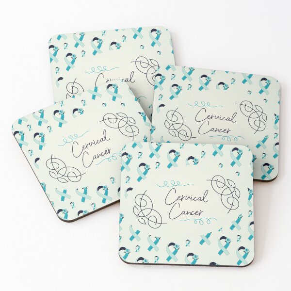 Item preview, Cervical Cancer Awareness, Cervical Cancer Ribbon Pattern designed and sold by AnsDesigns.