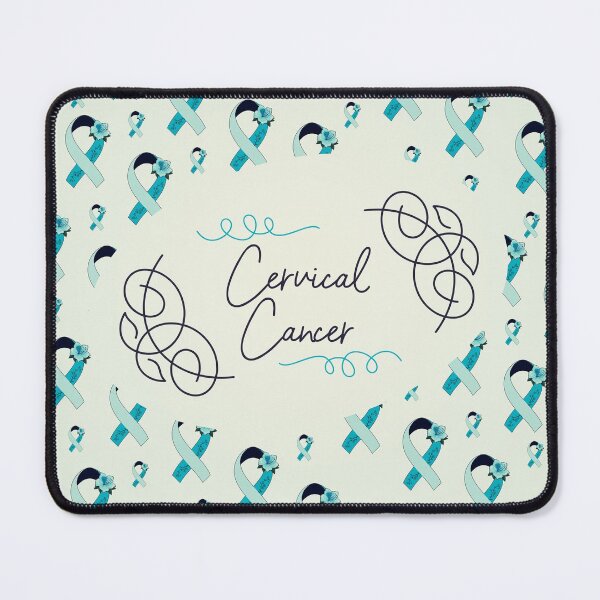 Item preview, Cervical Cancer Awareness, Cervical Cancer Ribbon Pattern designed and sold by AnsDesigns.