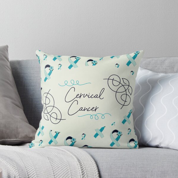 Item preview, Cervical Cancer Awareness, Cervical Cancer Ribbon Pattern designed and sold by AnsDesigns.