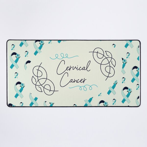 Item preview, Cervical Cancer Awareness, Cervical Cancer Ribbon Pattern designed and sold by AnsDesigns.