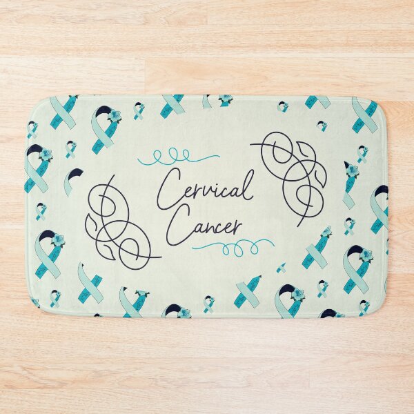 Item preview, Cervical Cancer Awareness, Cervical Cancer Ribbon Pattern designed and sold by AnsDesigns.