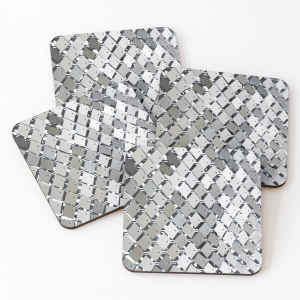 Item preview, Silver square pattern designed and sold by TeesMi.