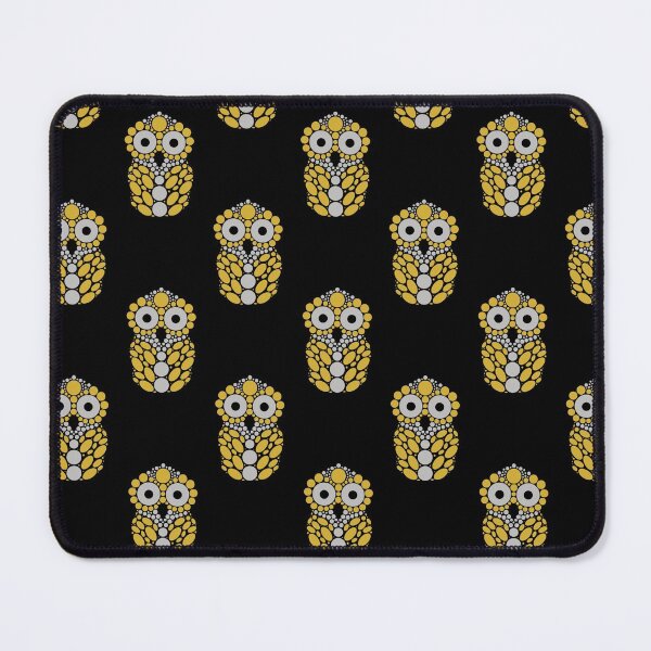 Item preview, Silver and Gold Owl designed and sold by RhubarbMyrtle.