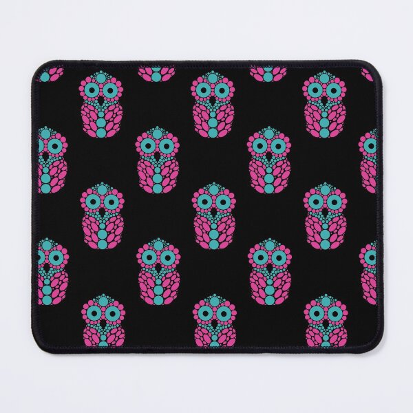 Item preview, Pink and Blue Owl designed and sold by RhubarbMyrtle.