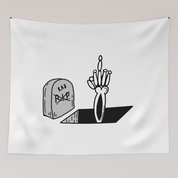 Item preview, Skeleton Hand Middle Finger Grave designed and sold by bonusroom.